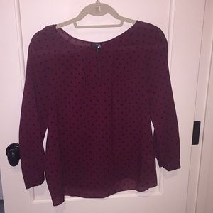 J.Crew factory keyhole peasant top